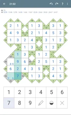 Kakuro (Cross Sums) android App screenshot 9