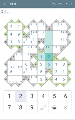 Kakuro (Cross Sums) android App screenshot 12