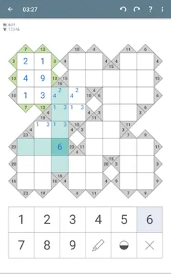 Kakuro (Cross Sums) android App screenshot 14