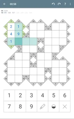 Kakuro (Cross Sums) android App screenshot 15