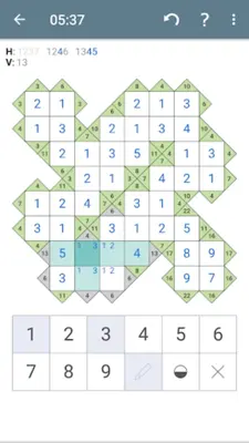 Kakuro (Cross Sums) android App screenshot 18