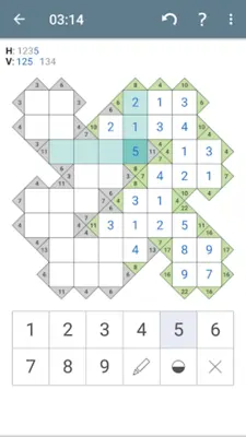 Kakuro (Cross Sums) android App screenshot 21