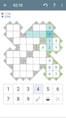 Kakuro (Cross Sums) android App screenshot 22