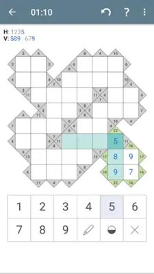 Kakuro (Cross Sums) android App screenshot 23