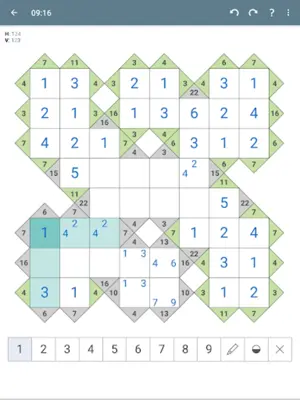 Kakuro (Cross Sums) android App screenshot 3