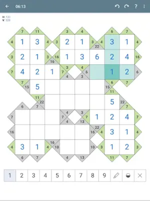 Kakuro (Cross Sums) android App screenshot 4