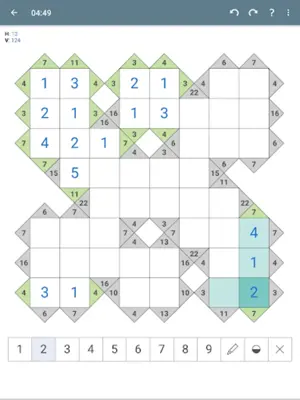 Kakuro (Cross Sums) android App screenshot 5