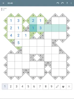 Kakuro (Cross Sums) android App screenshot 6